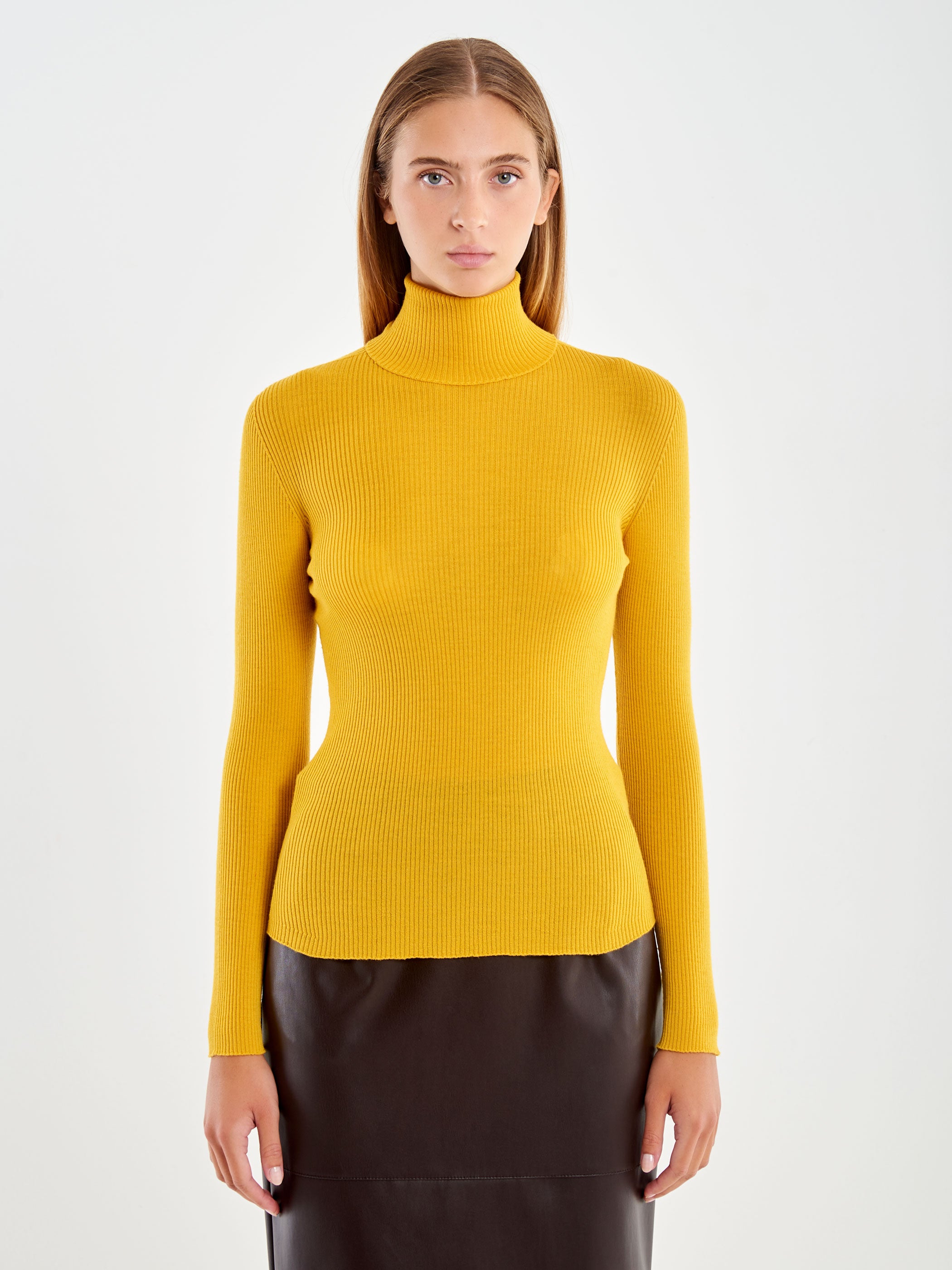 Ribbed Turtleneck