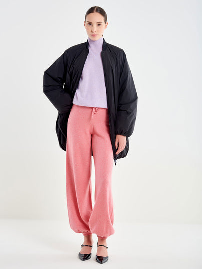 Pantaloni in Lana Gamba Ampia