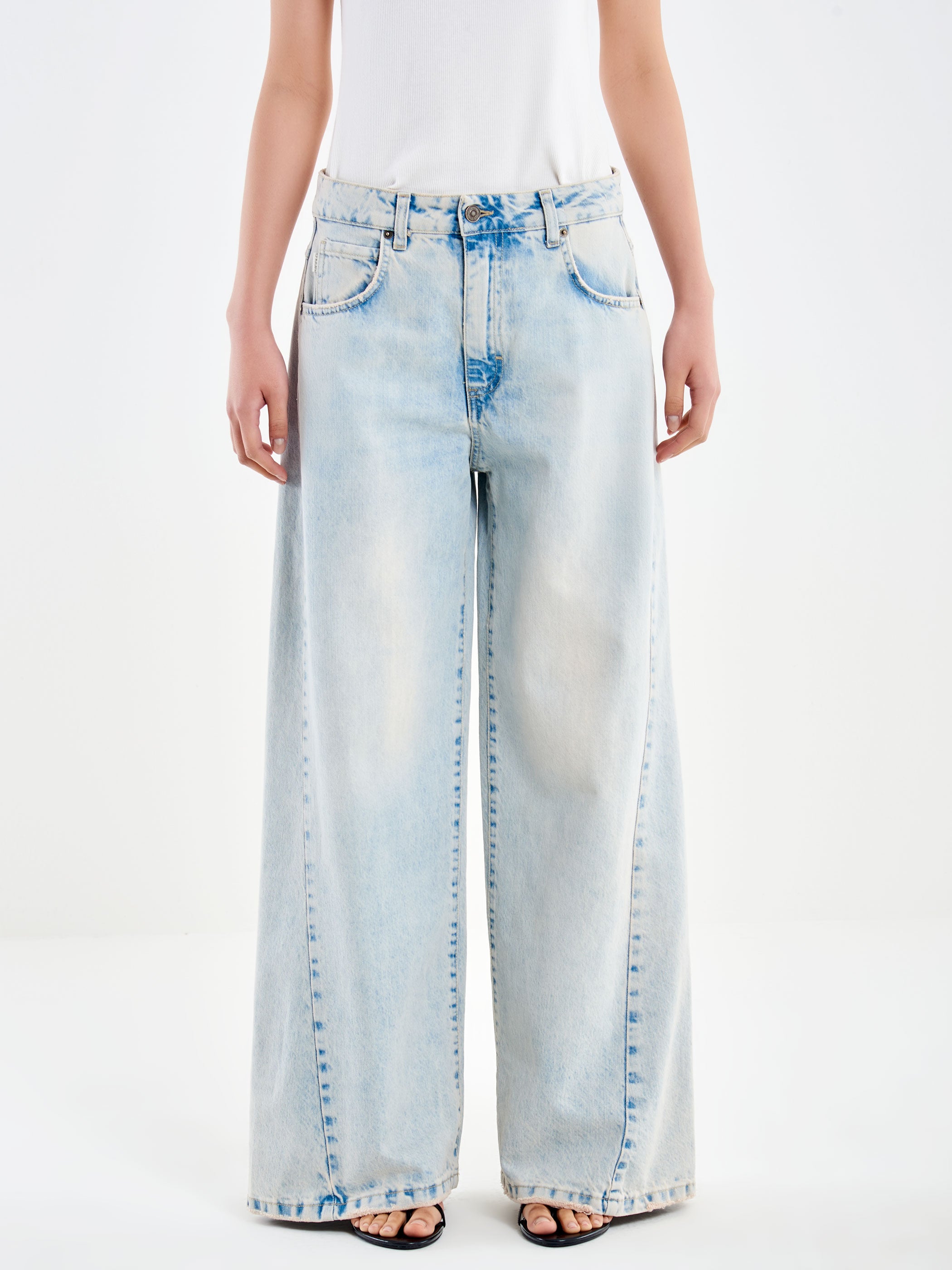 Jeans Barrel Effetto Vintage