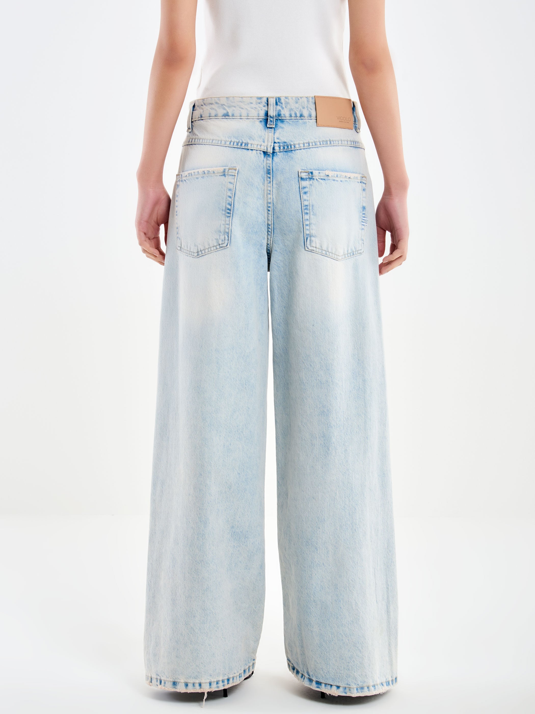 Jeans Barrel Effetto Vintage