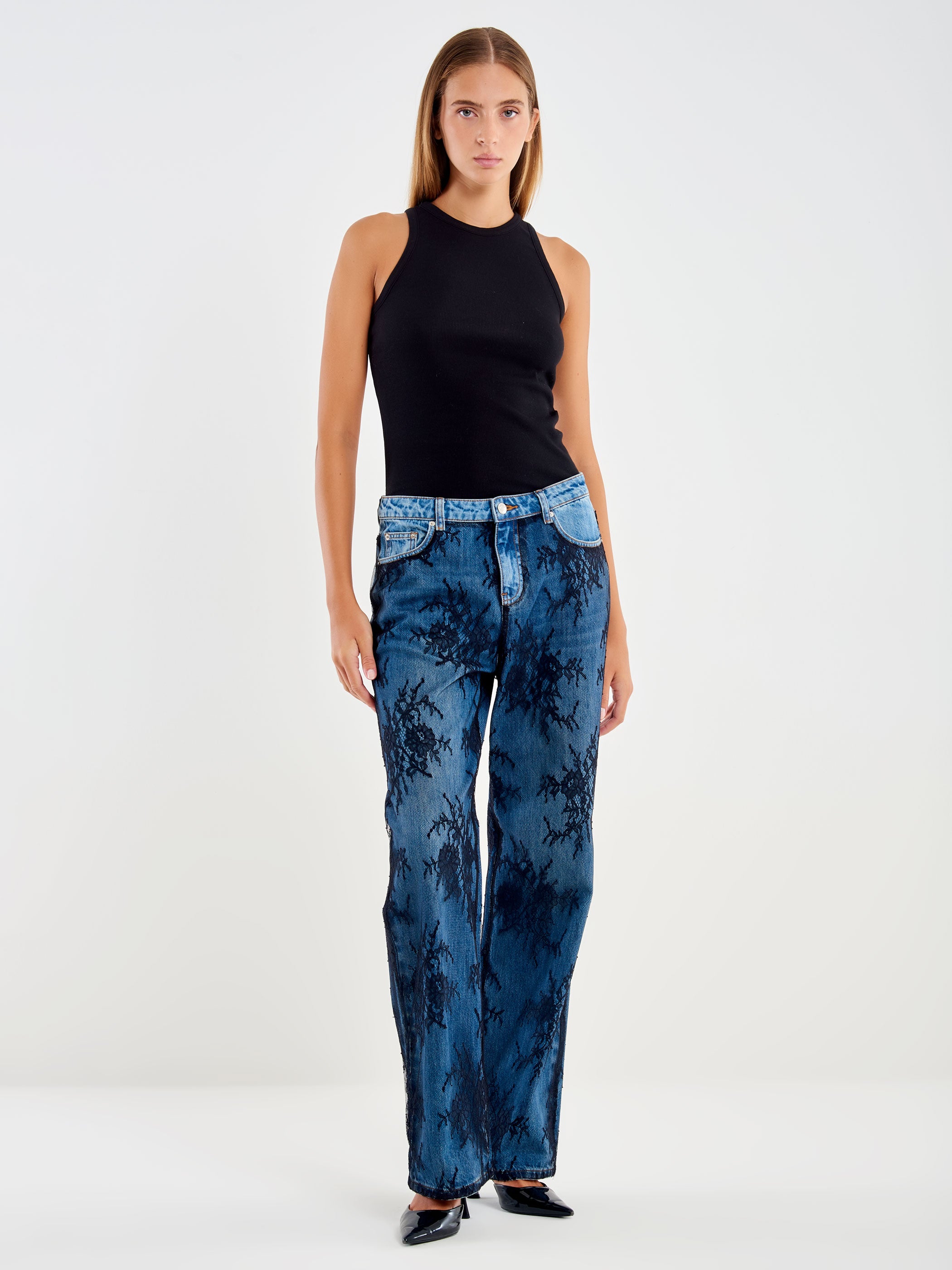 Alex Icon Jeans with Lace