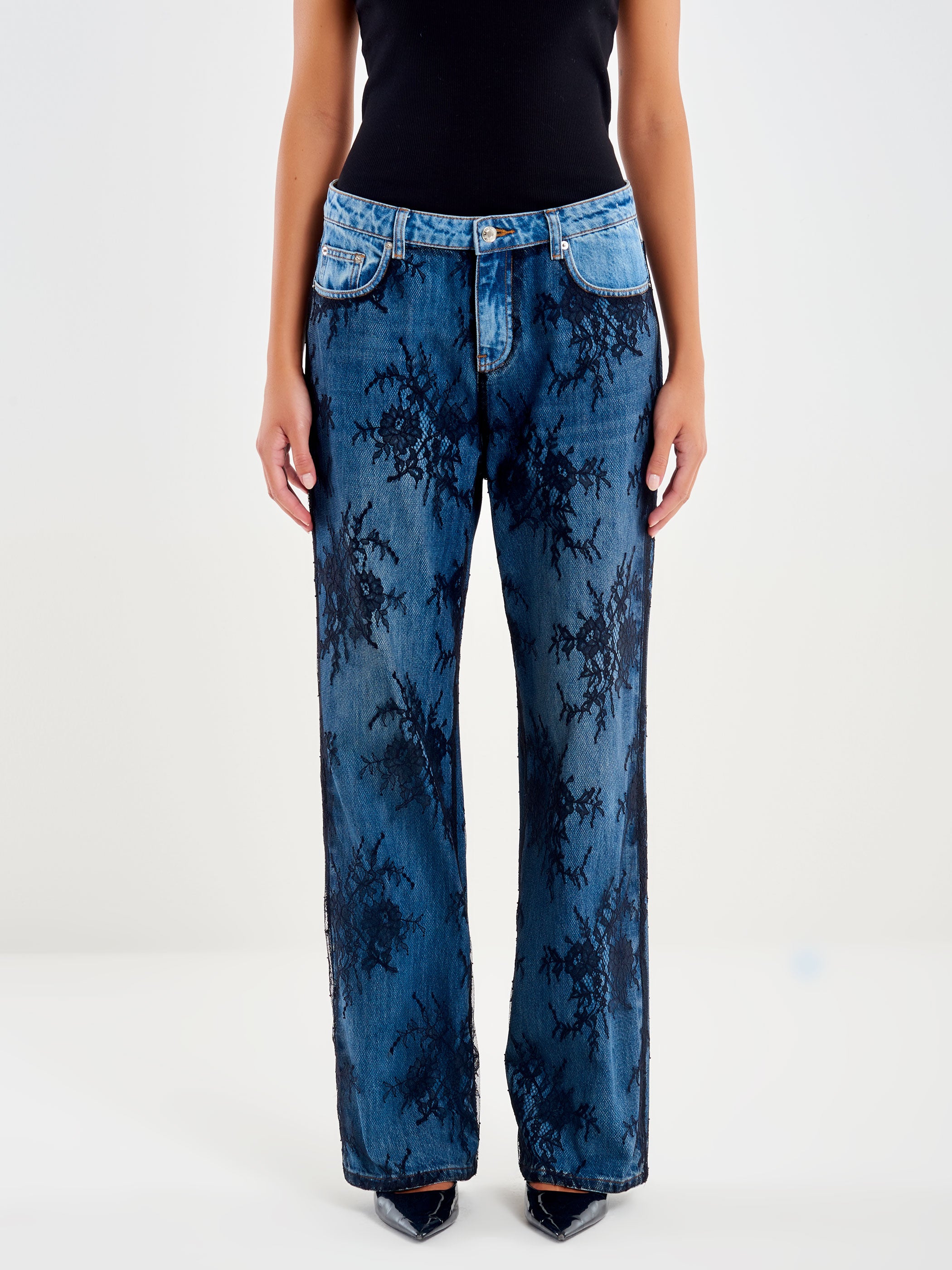 Alex Icon Jeans with Lace