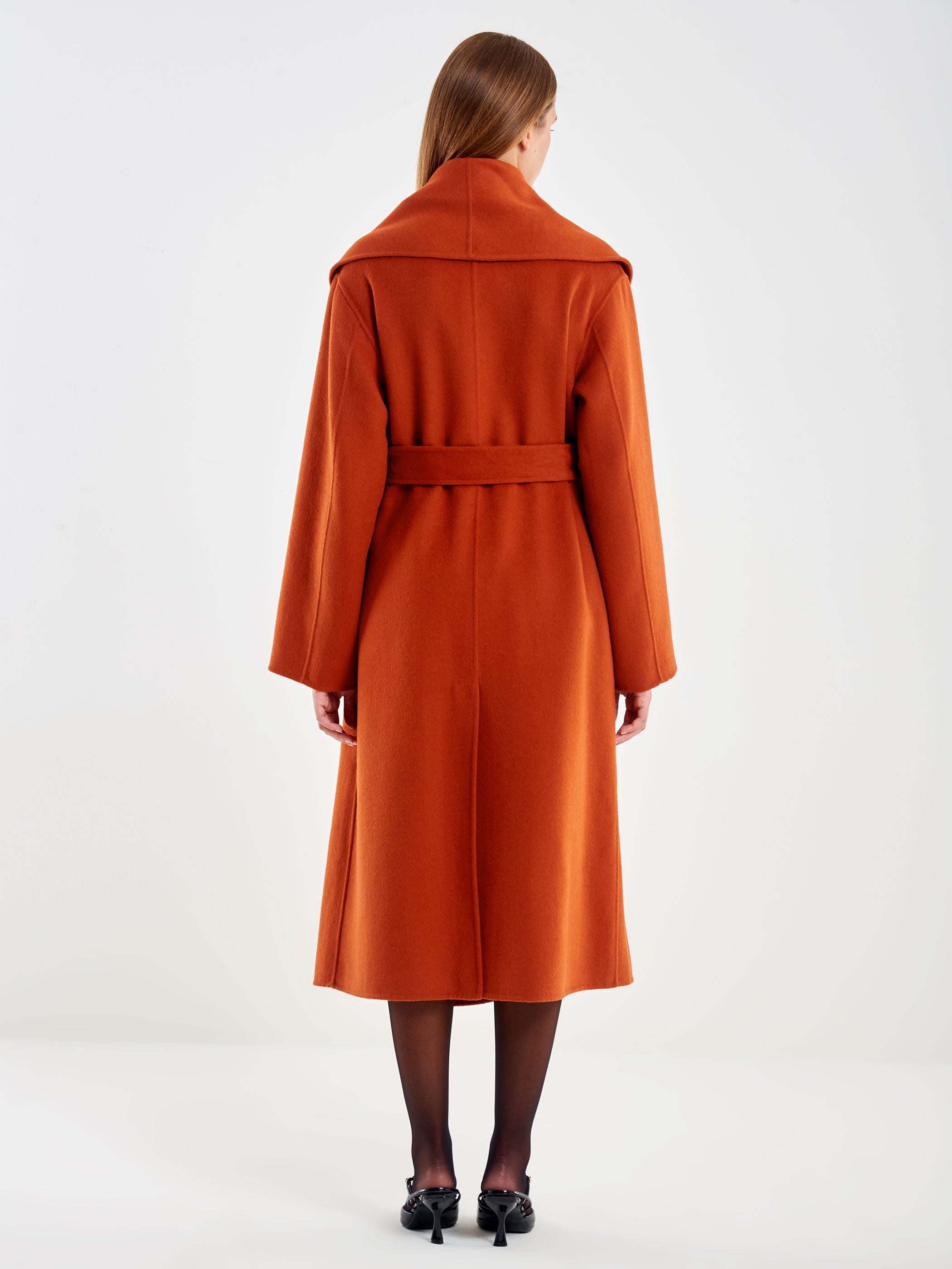 Coat with Maxi Shawl