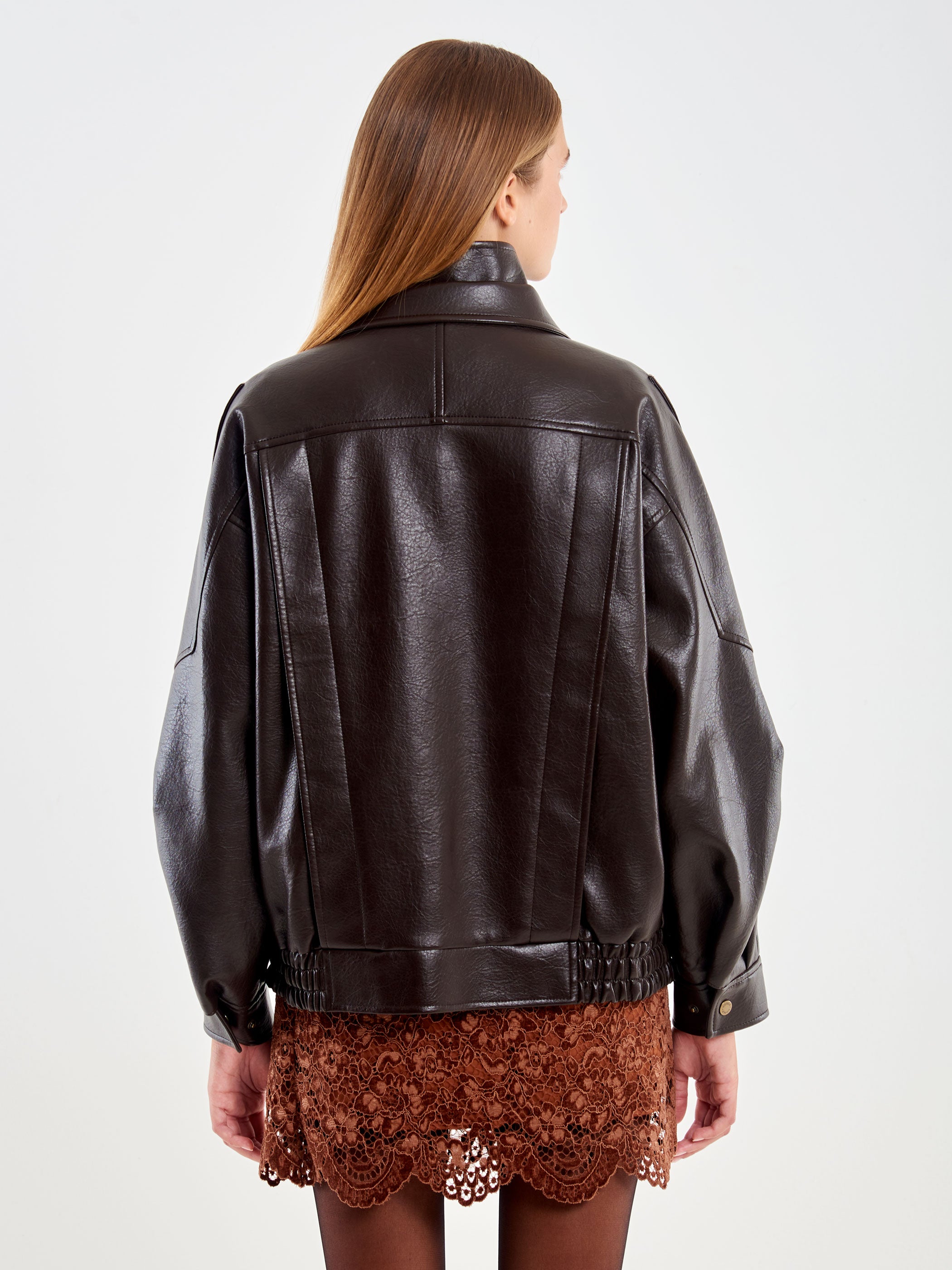 Faux Leather Jacket