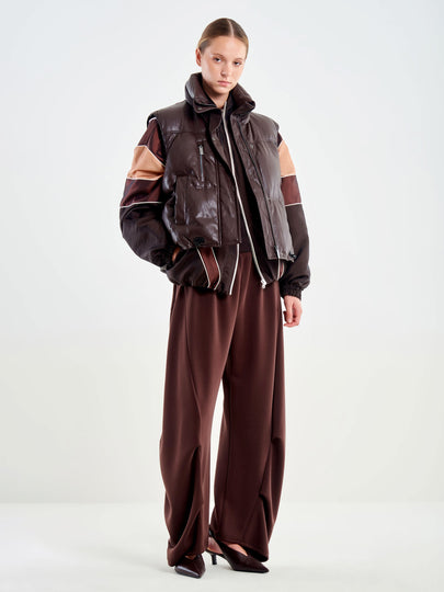 Gilet Piumino Ecopelle