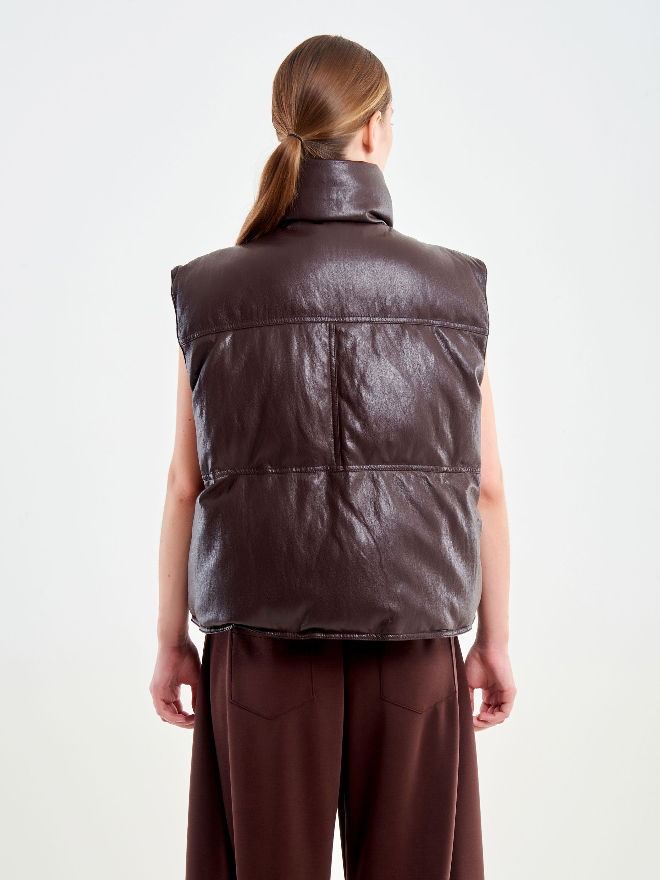 Gilet Piumino Ecopelle