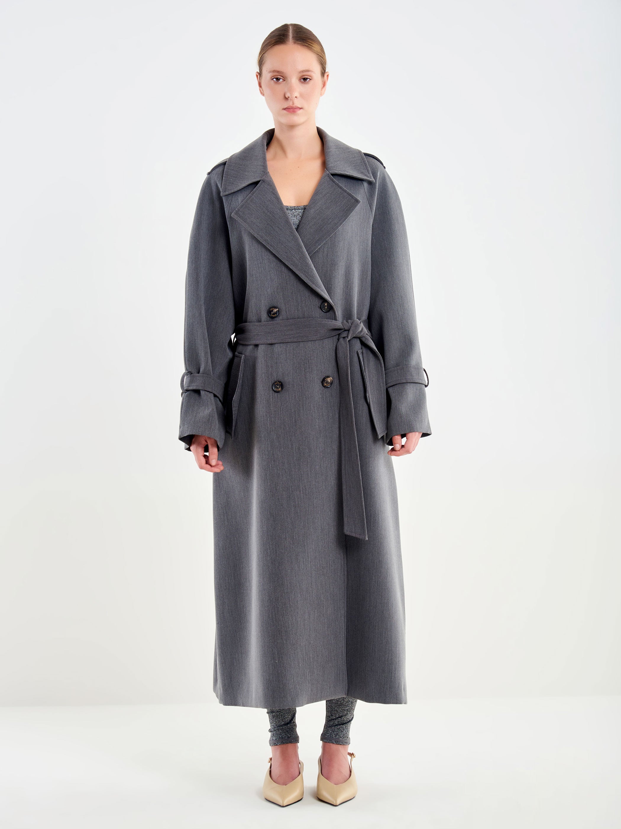 Cappotto Trench Doppiopetto