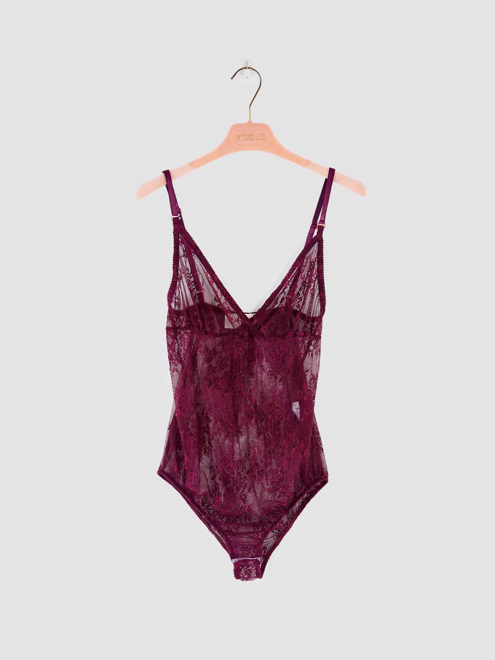 Body in Pizzo Spalline Sottili