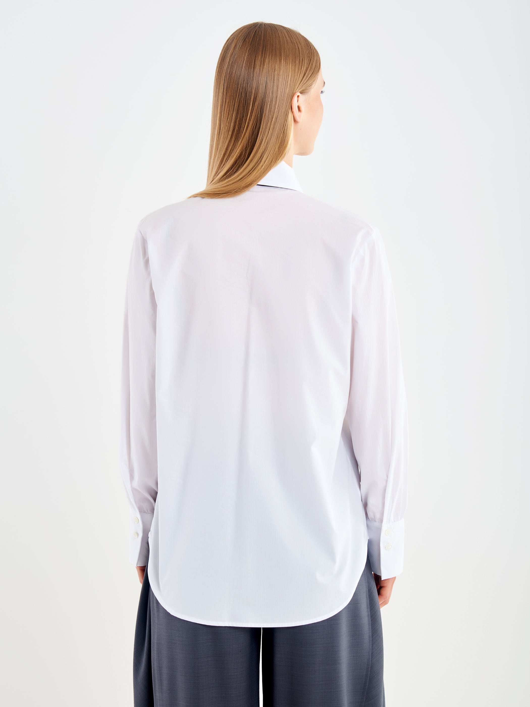 Camicia Plastron con Lavalliere