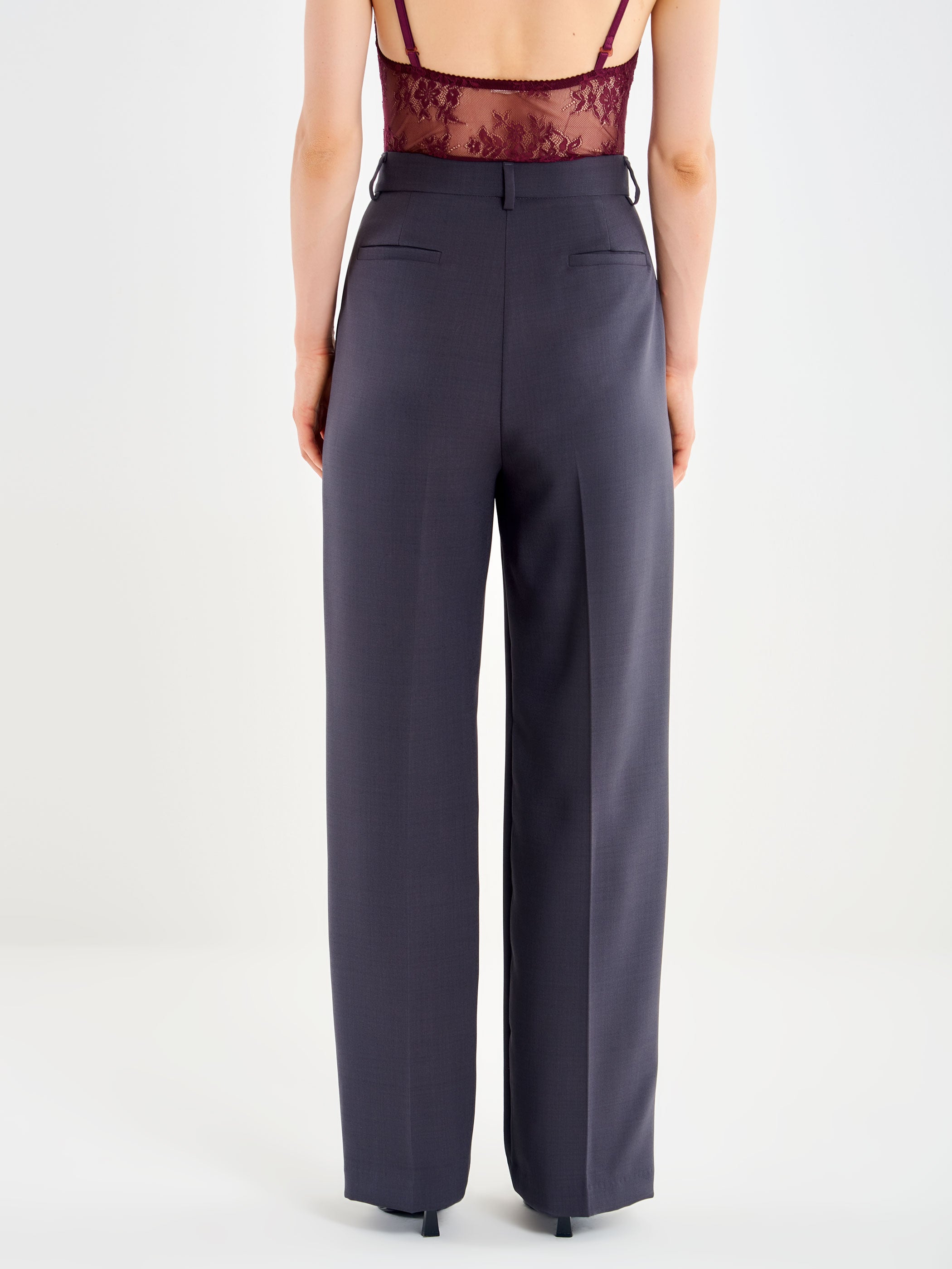 Pantalone Palazzo con Pinces