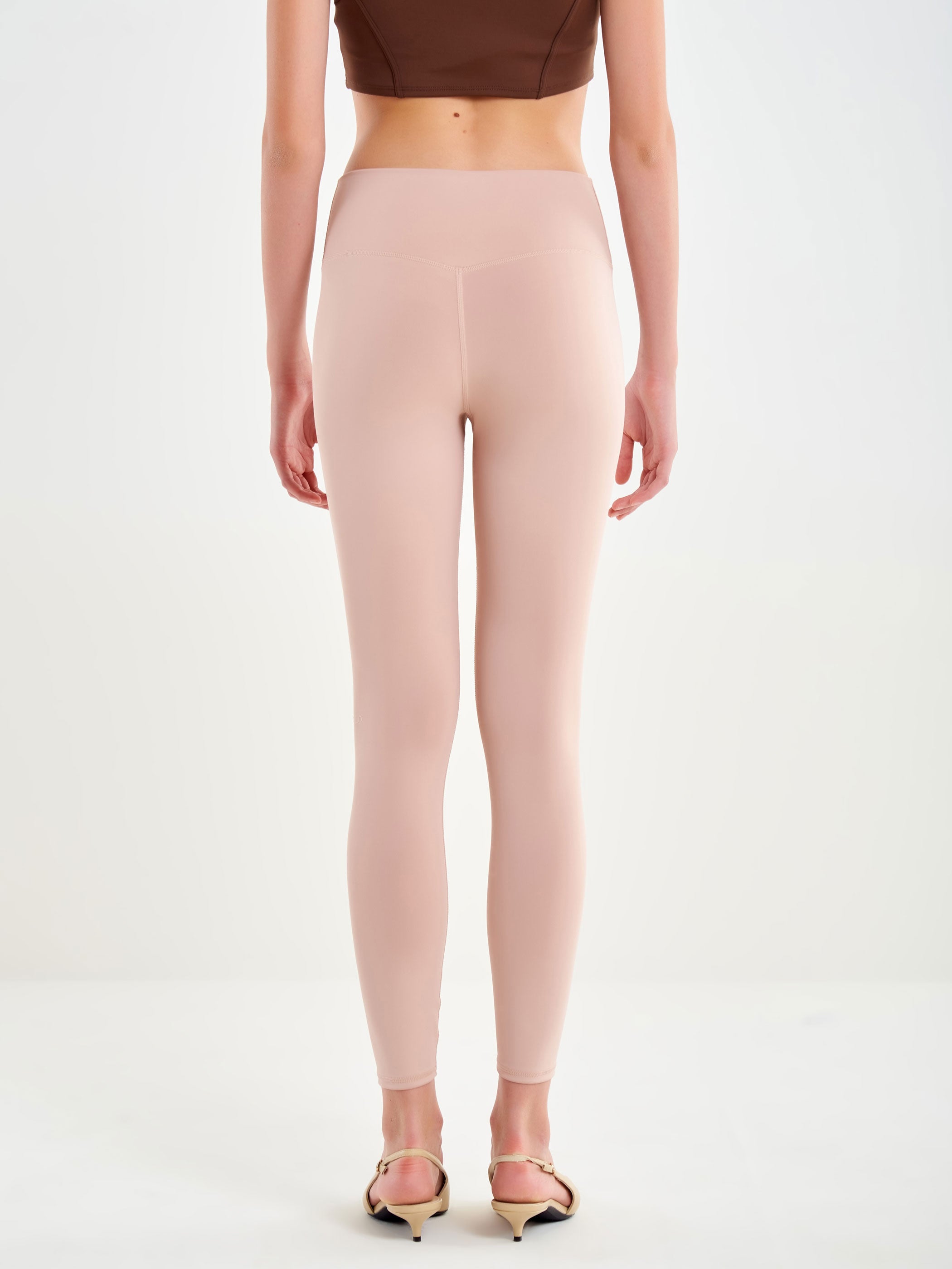 Leggings Tessuto Tecnico Rosa
